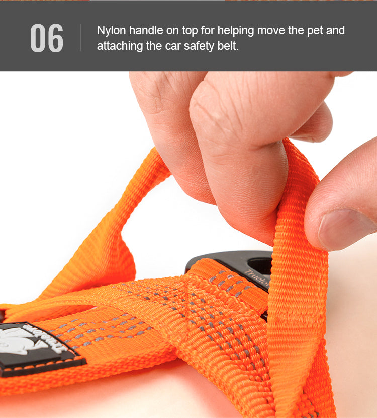 Reflective Dog Harness Handle