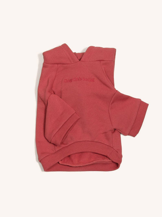 Perfect Dog Hoodie Pink Front View