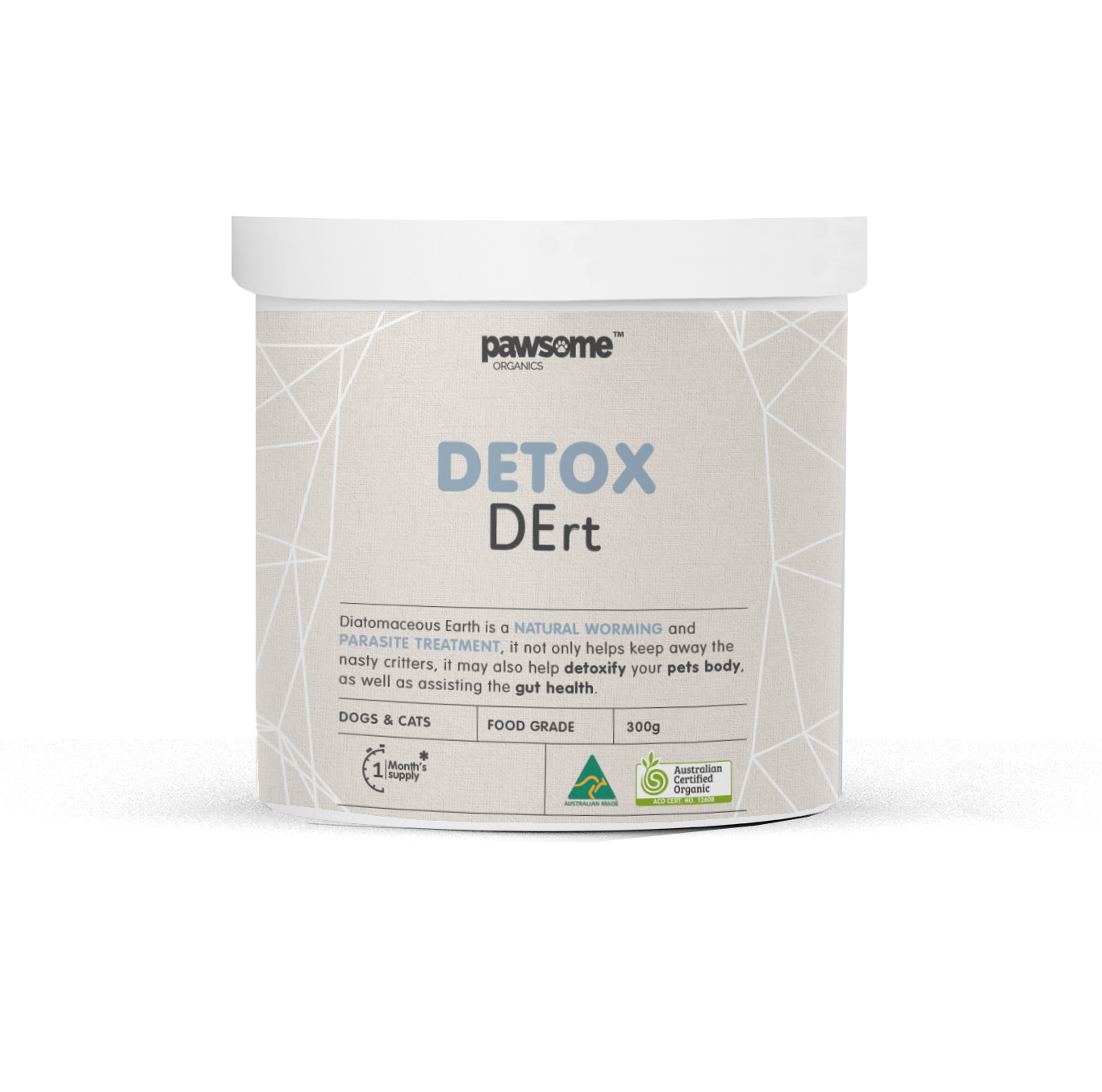 Detox Dert Cat Dog Worming Front View
