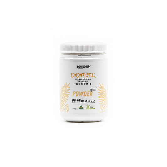 Coconut Turmeric Powder for Dogs Cats Front View