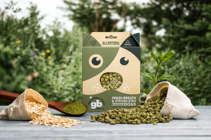 Natural Vegetarian Dog Treats Fresh Breath Detail