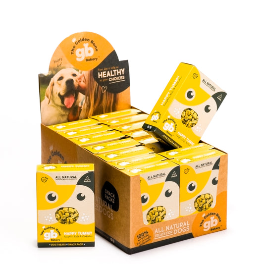 SnackPacks Natural Vegetarian Dog Treats Happy Tummy Carton