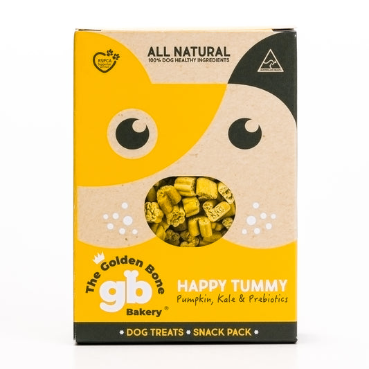 SnackPacks Natural Vegetarian Dog Treats Happy Tummy Front View