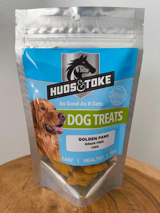 Golden Paws Turmeric Dog Cookies Packaging