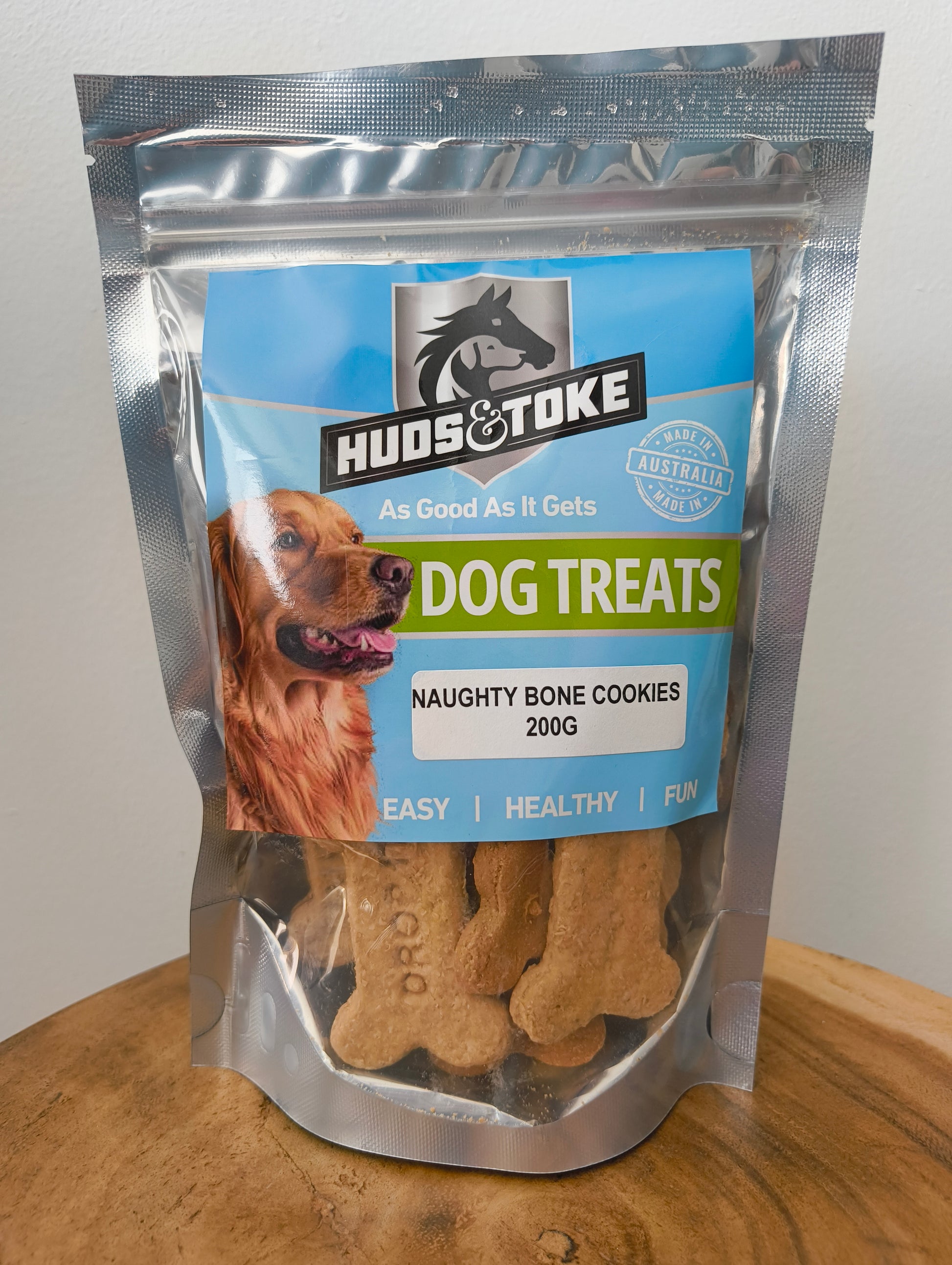 Naughty Bone Dog Cookies Packaging