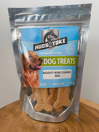 Naughty Bone Dog Cookies Packaging