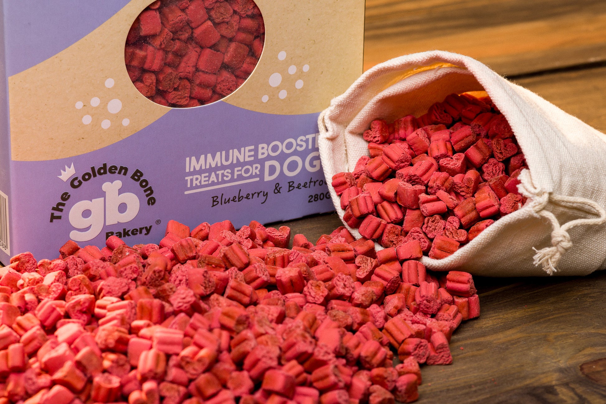 Natural Vegetarian Dog Treats Immune Booster Close
