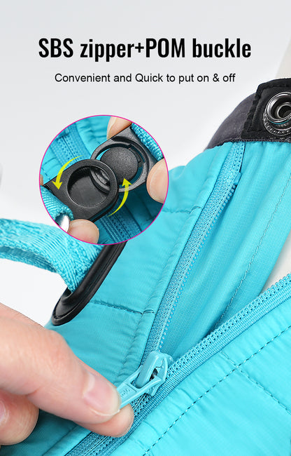 Warm Winter Puffer Dog Jacket Zipper Buckle