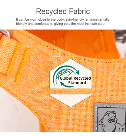 Eco-Friendly Dog Harness Recycled Fabric