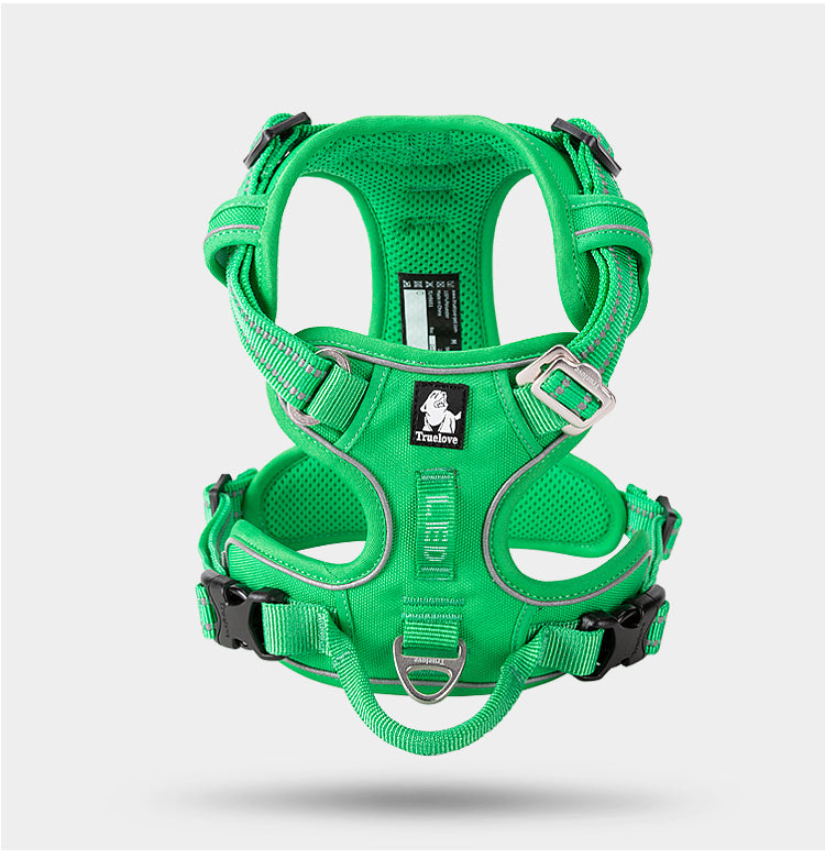 No-Pull Dog Harness Green