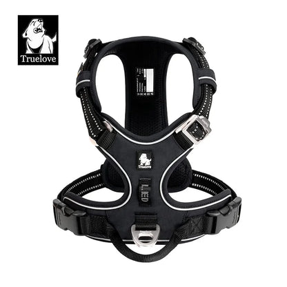 Premium No Pulling Dog Harness Black