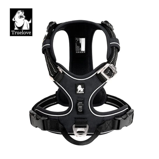 Premium No Pulling Dog Harness Black