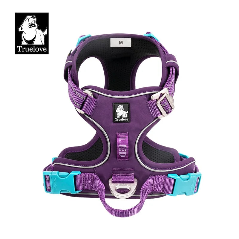 Premium No Pulling Dog Harness Purple
