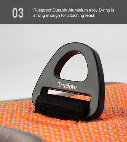 Reflective Dog Harness D-ring