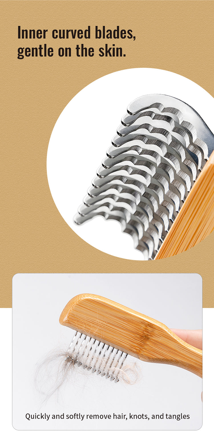 Pet Shedding Comb Dogs Cats Detail