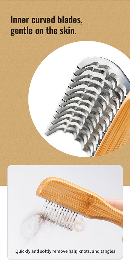 Pet Shedding Comb Dogs Cats Detail