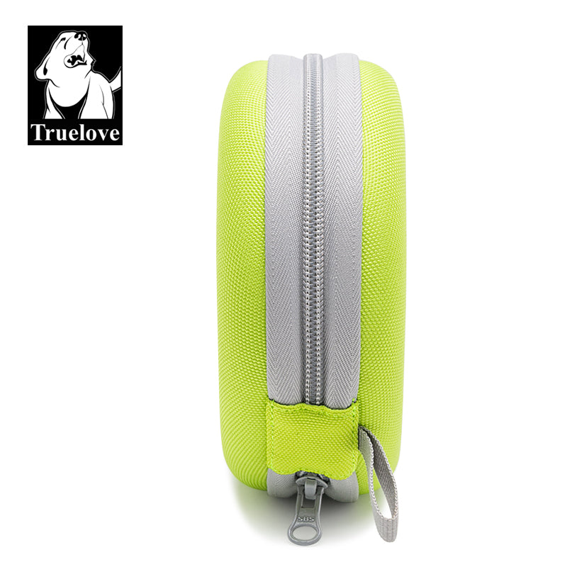 Foldable Travel Dog Bowl Yellow Side View