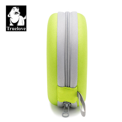 Foldable Travel Dog Bowl Yellow Side View