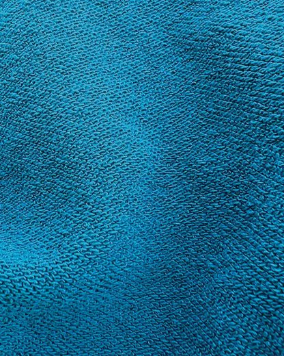 Terry Dog Pullover Green Blue Material Close