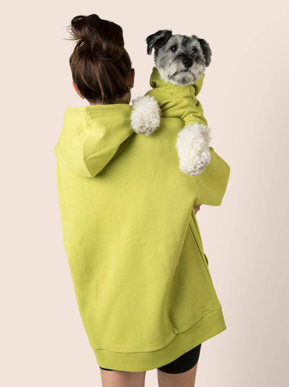 Perfect Dog Hoodie Green Demo Matching Set