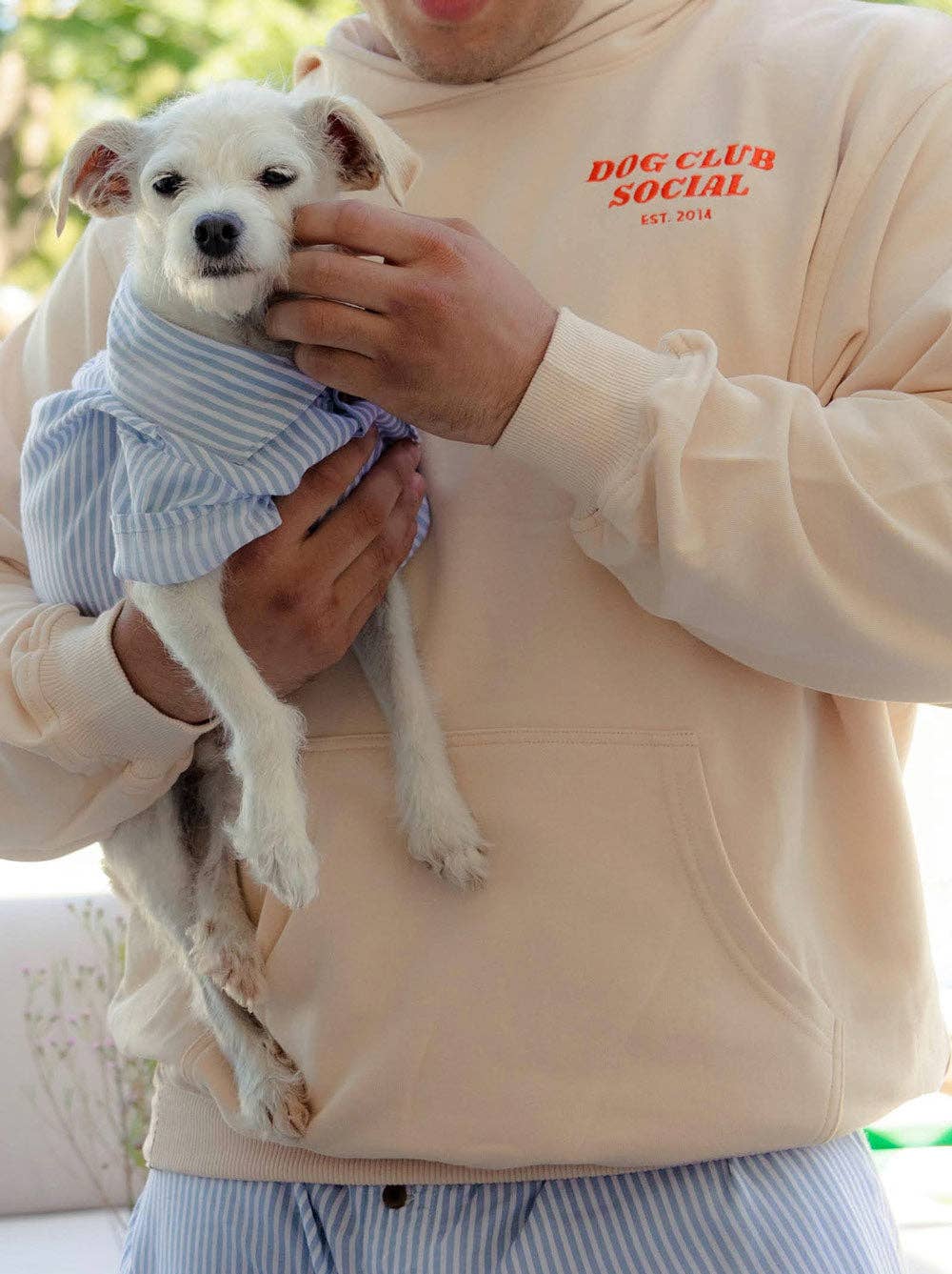 Terry Fleece Dog Hoodie Human